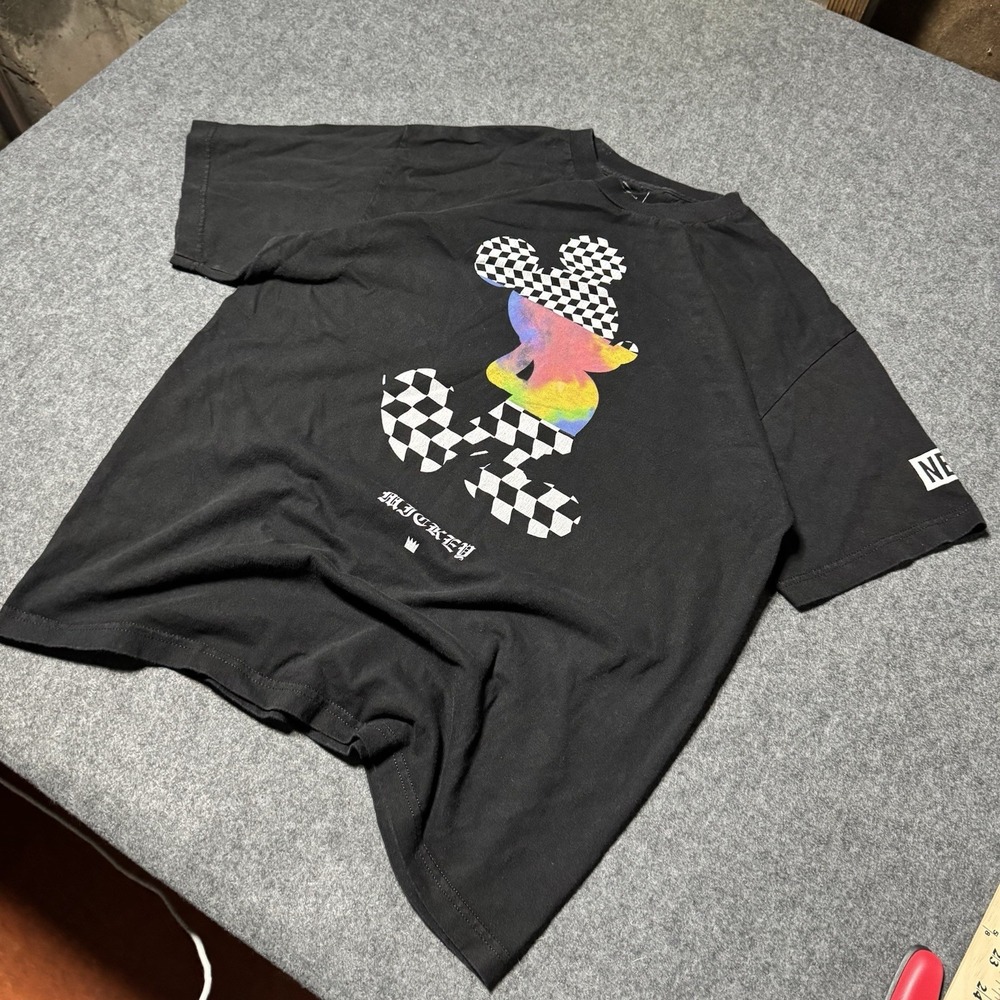 NEFF x‎ DISNEY Limited Edition MICKEY MOUSE T Shirt Large Skater Cartoon Grunge